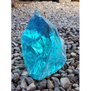 Purustatud klaas Azur 10–20 cm, kg
